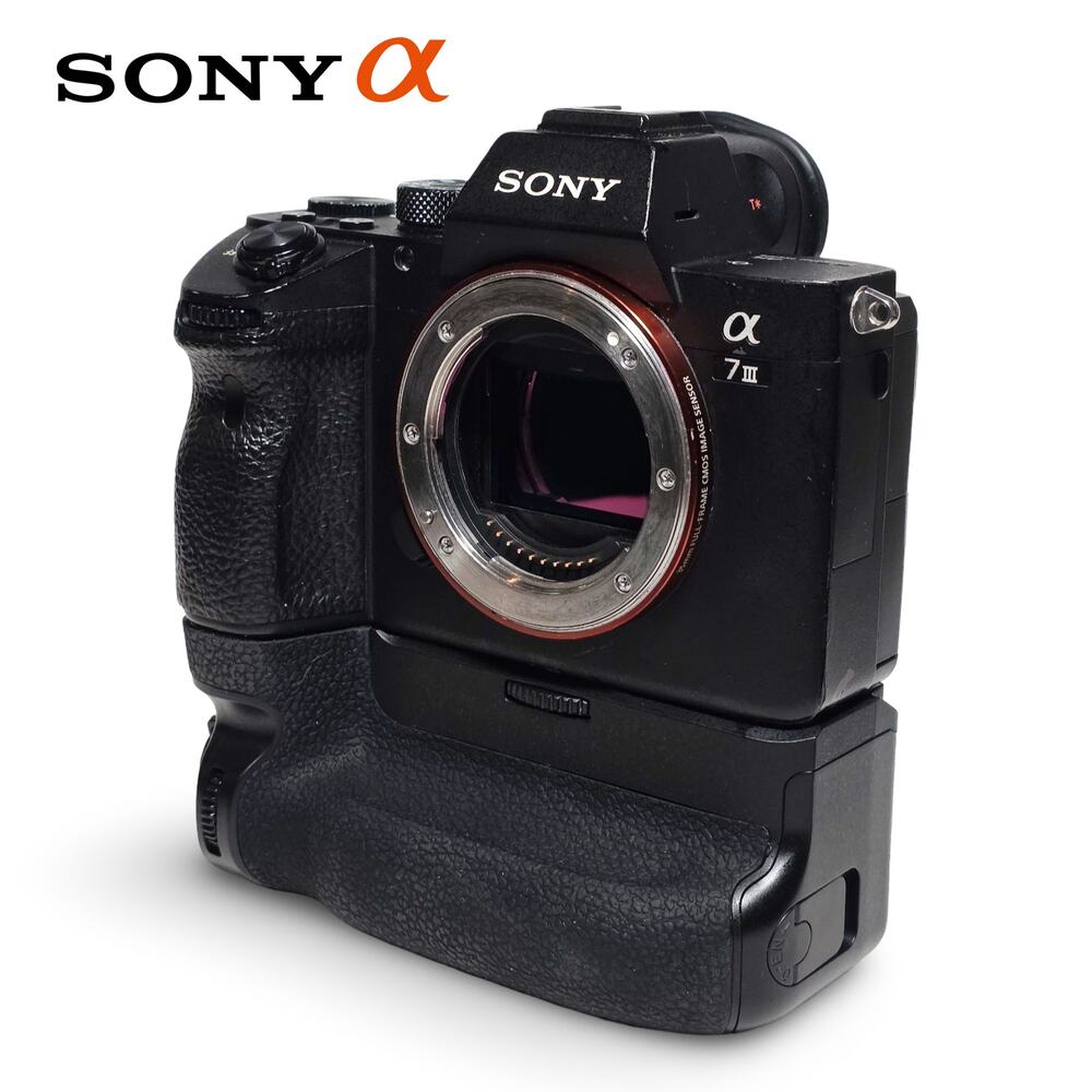 Sony a7 III Full-Frame Mirrorless Camera + Vertical Grip & More- Great Condition